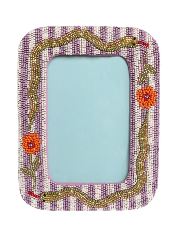 ATLITW Beaded Photoframe Snake