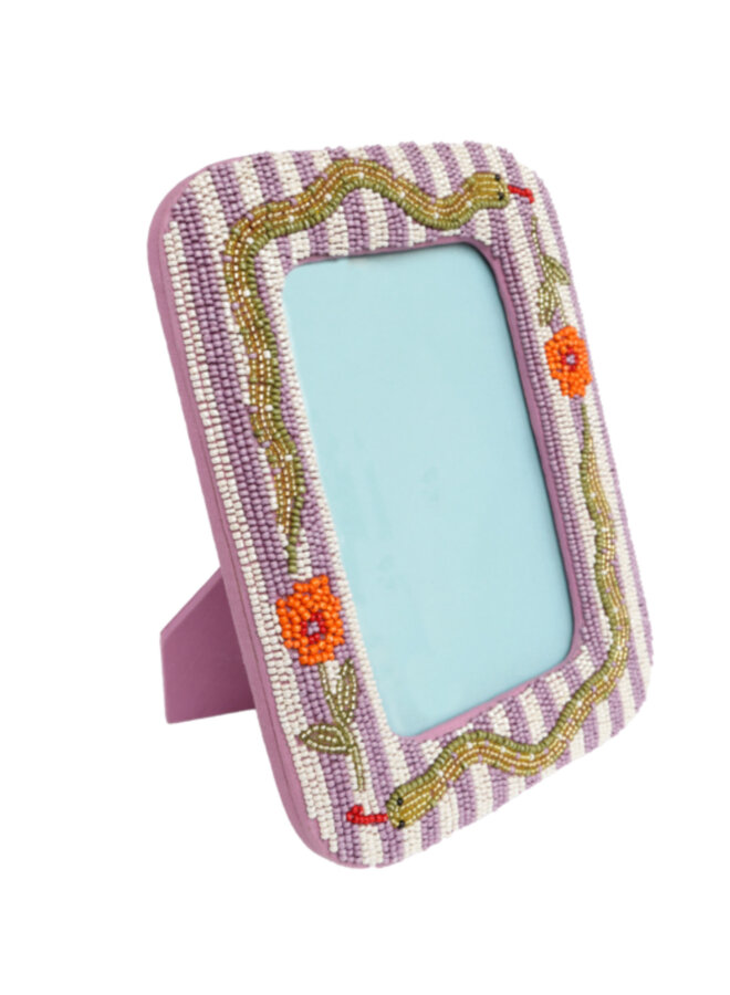 ATLITW Beaded Photoframe Snake