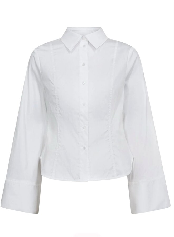 Co'Couture Sanna Bell Sleeve Shirt White