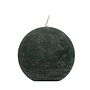 CANDLE - kaars - paraffine wax - DIA 6 cm - donker groen