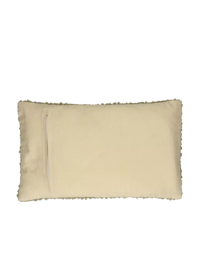 ZAZOU - kussen - bouclé / wol - L 50 x W 30 Lege - Pomax
