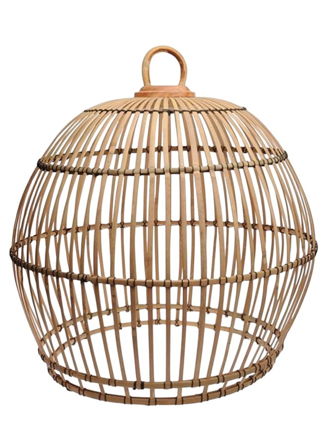 Hanenmand baleinen lamp 60x55 cm.