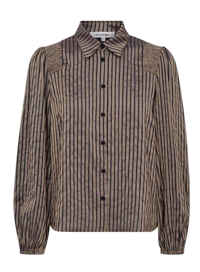Co'Couture Calvia Stripe Shirt Navy
