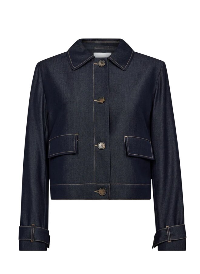 TerryCC Denim Jacket Dark Denim Co' Couture