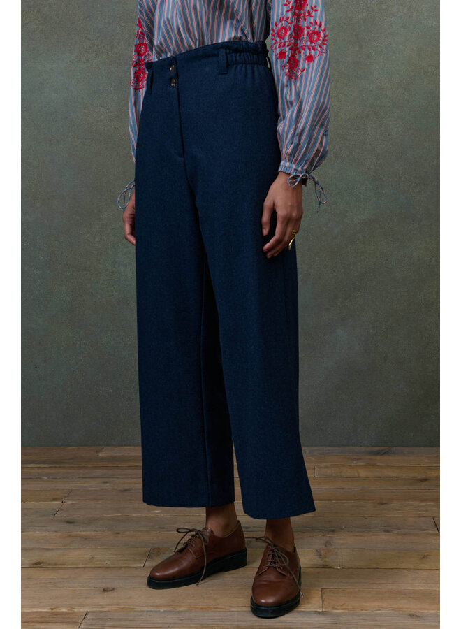 Pants Abuela Herringbone Navy Dusk Chevron Louise Misha