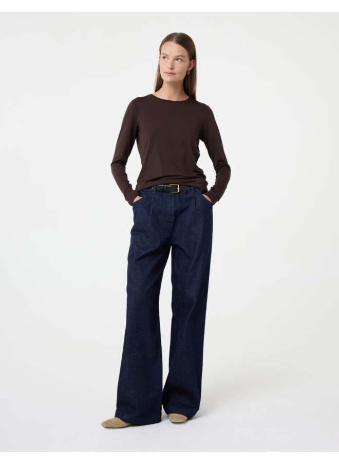 Zoe Top Choco Knit-ted