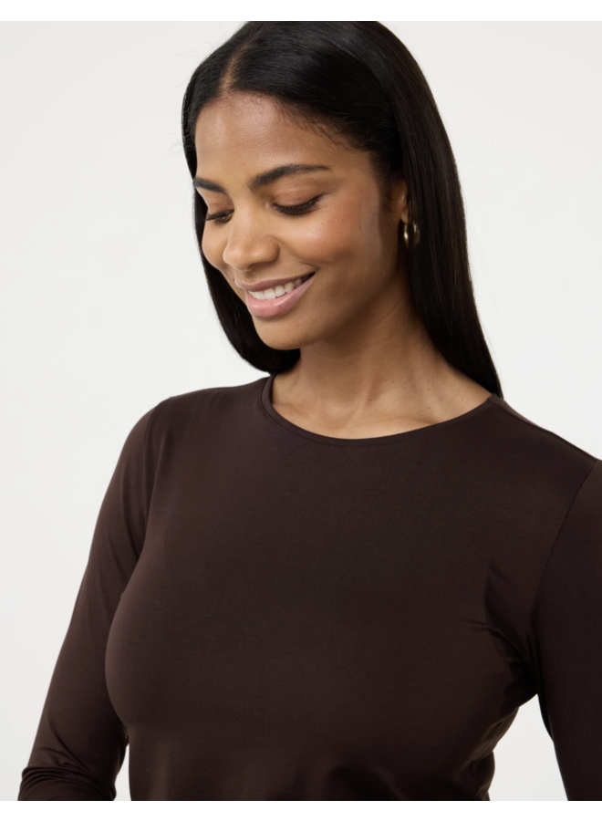 Zoe Top Choco Knit-ted