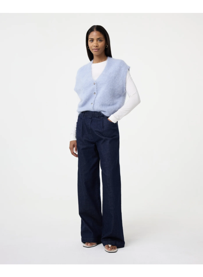 Constanze Cardigan Light Blue Knit-ted