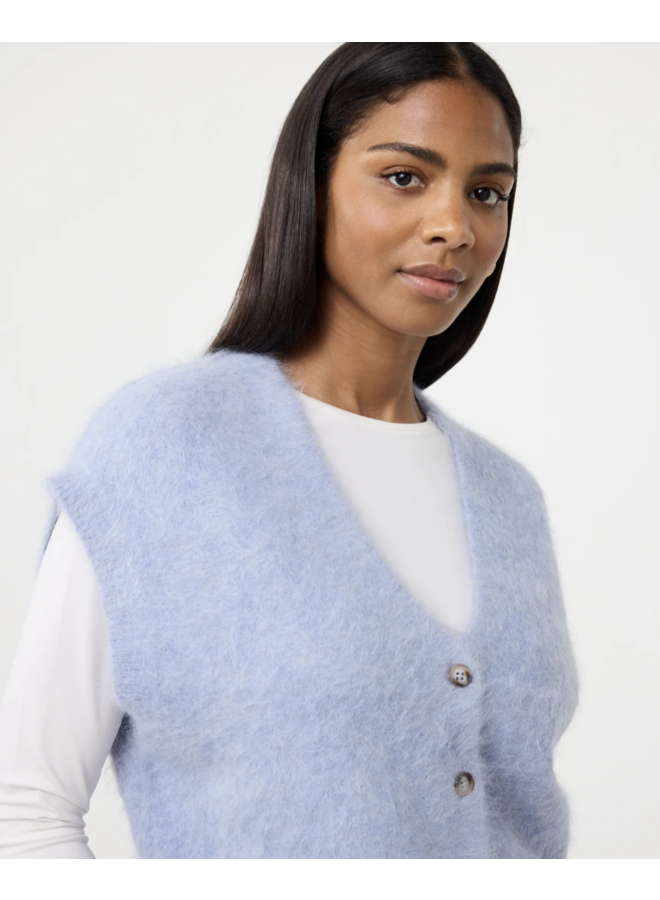 Constanze Cardigan Light Blue Knit-ted