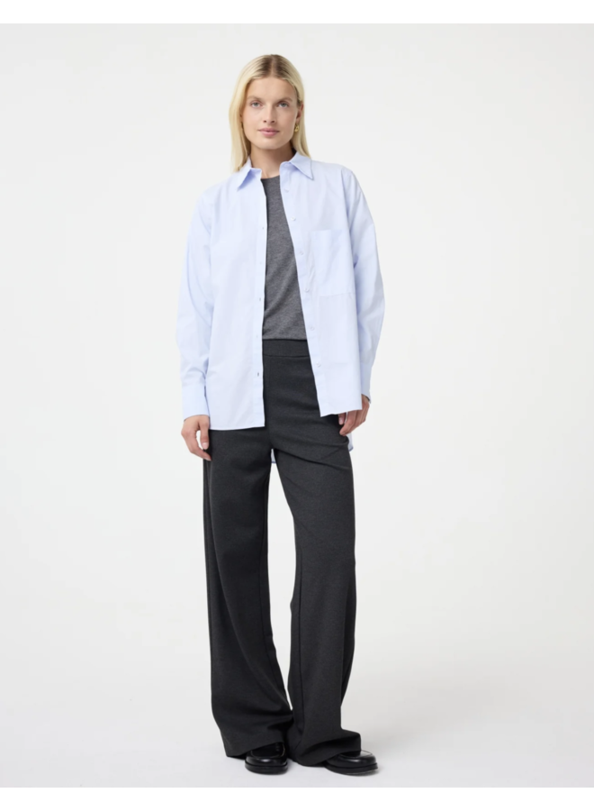 Lies Blouse Oxford Blue Knit-ted