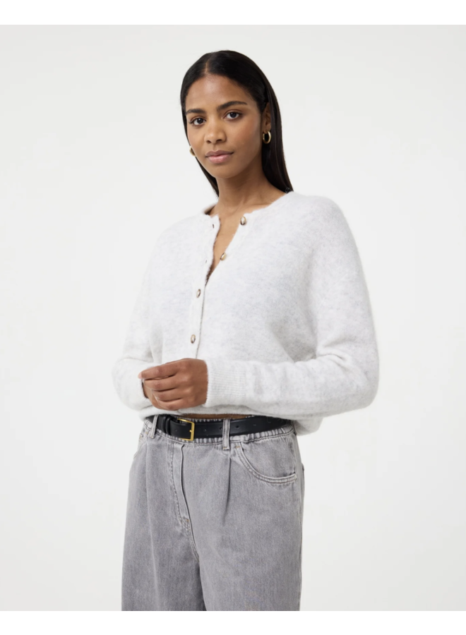 Britney Cardigan Light Grey Knit-ted