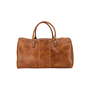 Travelbag leather Cognac