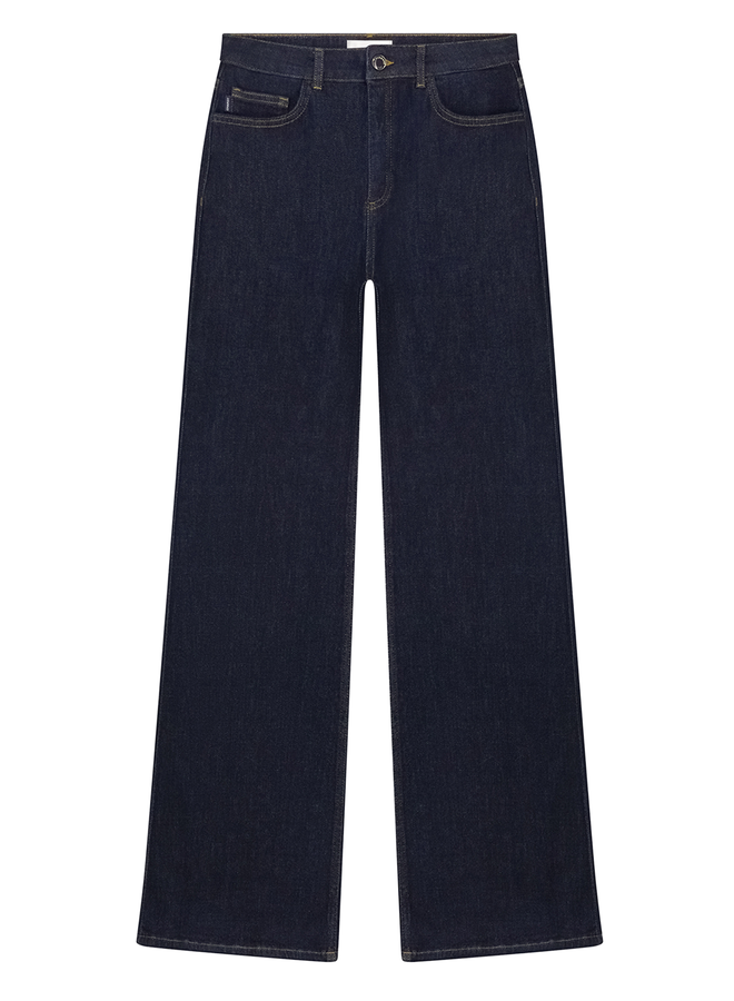 Vic Bootcut Jeans Dark Indigo Fabienne Chapot