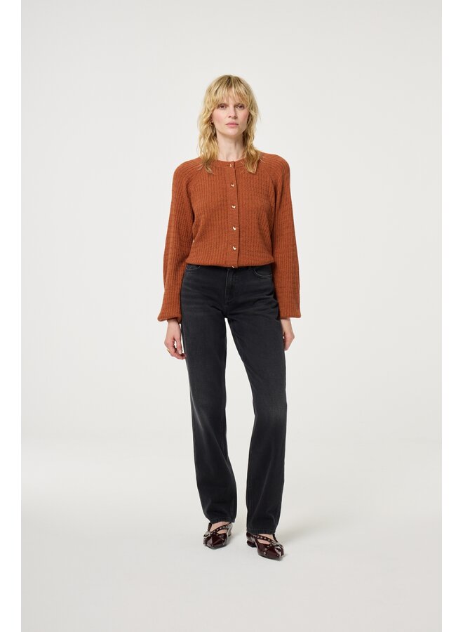 Charlotta Cardigan Burnt Sugar Fabienne Chapot