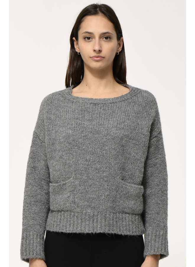 Humility Colom Pullover Middle Grey