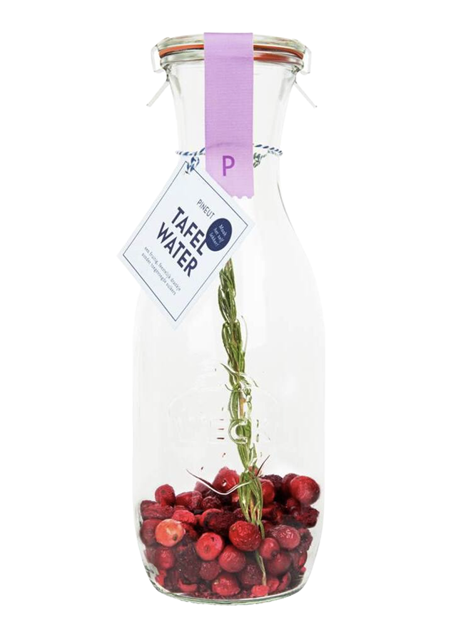 Pineut Watertwist Carafe Cranberry Cherry Rosemary BIO