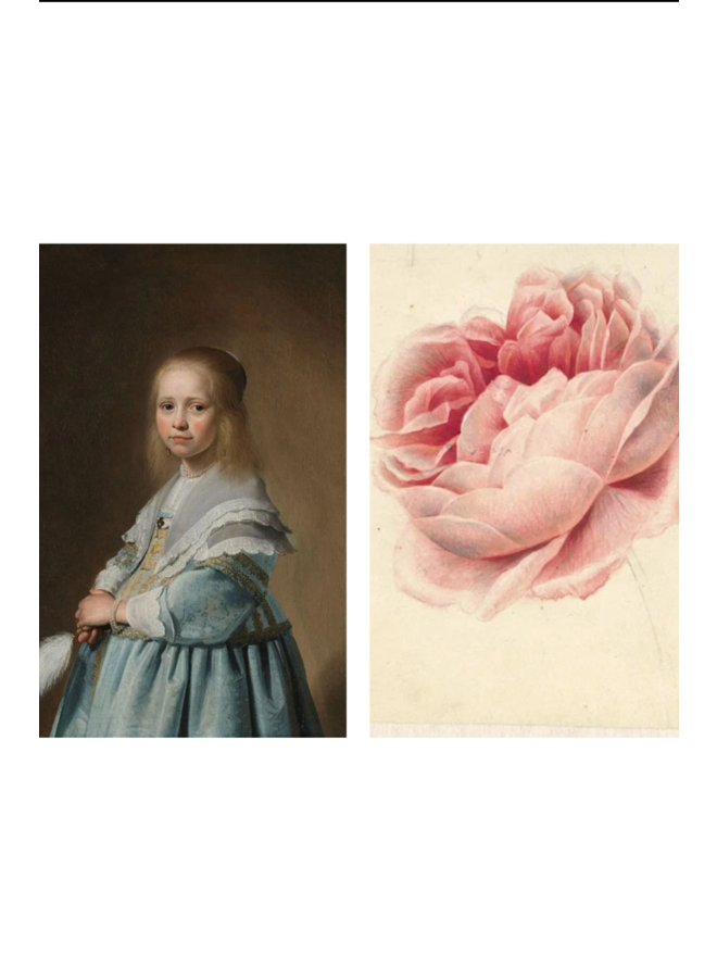 Wall Tile Collage Rijksmuseum meisje met roos