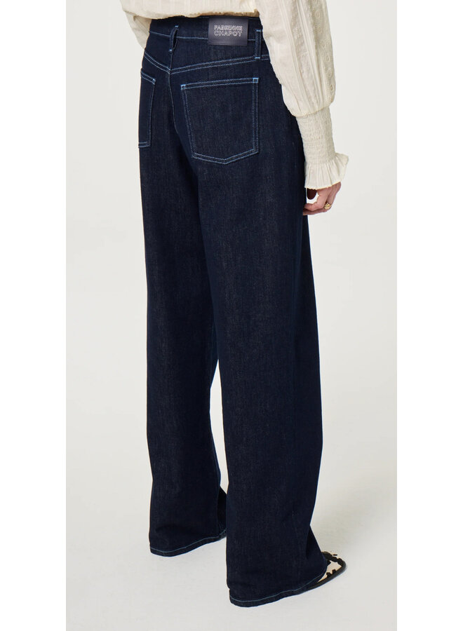 Fabienne Chapot Lucy Wide Leg Jeans Rinsed