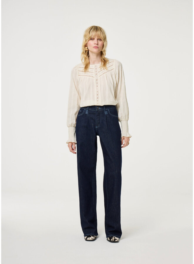 Fabienne Chapot Lucy Wide Leg Jeans Rinsed