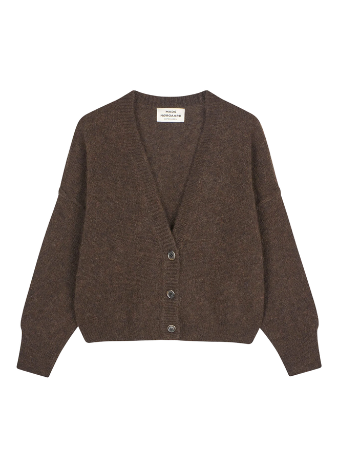 Mads Norgaard Alpaca Amber Cardigan Demitasse