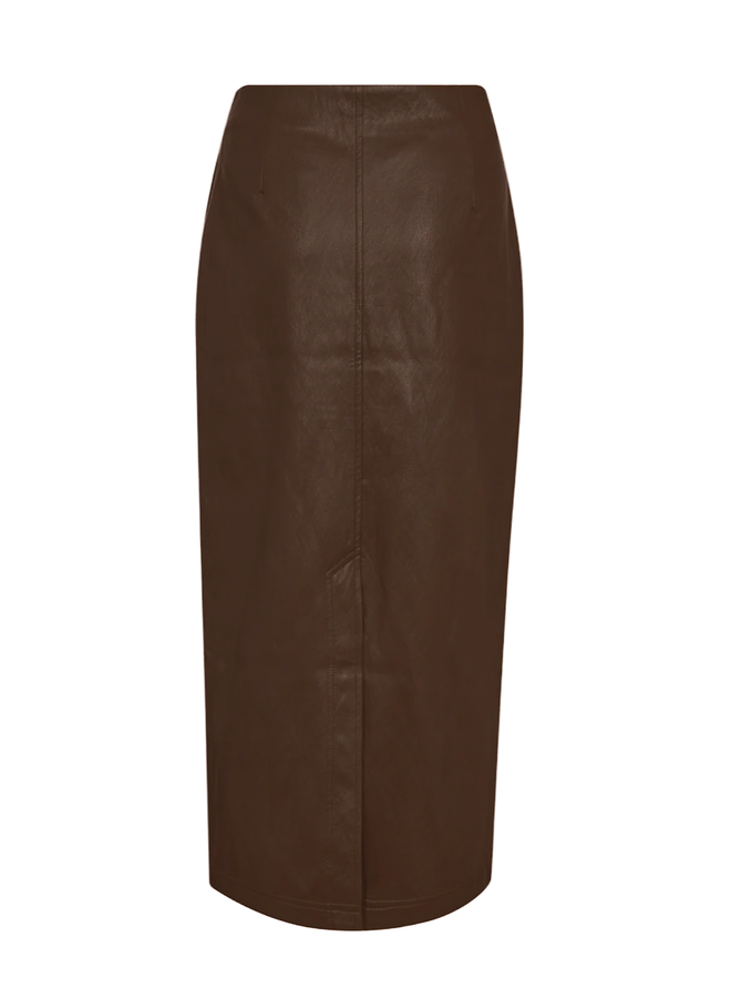 Co'Couture GittCC Floor Skirt Dark Brown