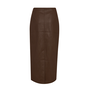 Co'Couture GittCC Floor Skirt Dark Brown