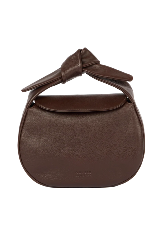 O My Bag Coco Croissant Chocolate Soft Grain Leather