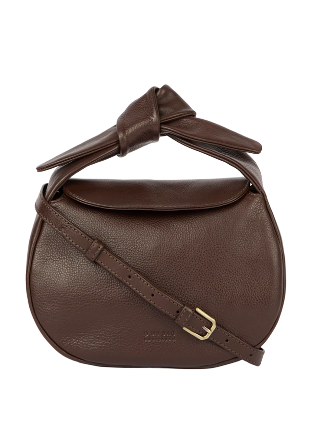 O My Bag Coco Croissant Chocolate Soft Grain Leather