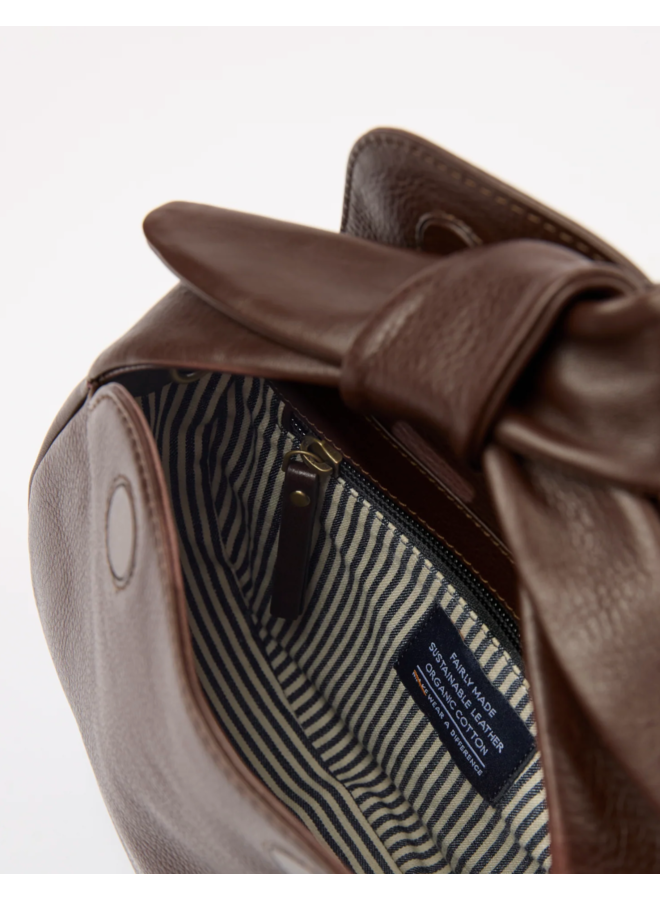 O My Bag Coco Croissant Chocolate Soft Grain Leather