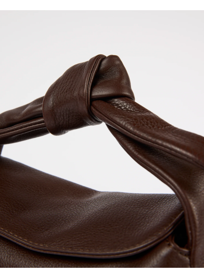 O My Bag Coco Croissant Chocolate Soft Grain Leather