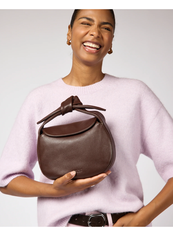 O My Bag Coco Croissant Chocolate Soft Grain Leather