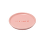 Ceramic petit four plate IT'S SWEET pink ø8.5cm Vondels