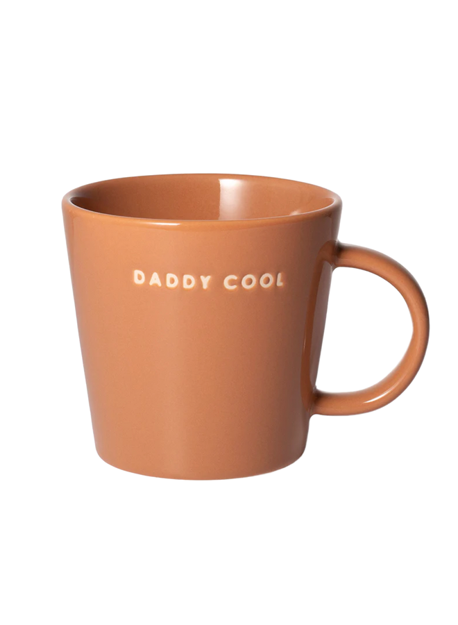 Ceramic espresso cup DADDY COOL terracotta 80ml Vondels