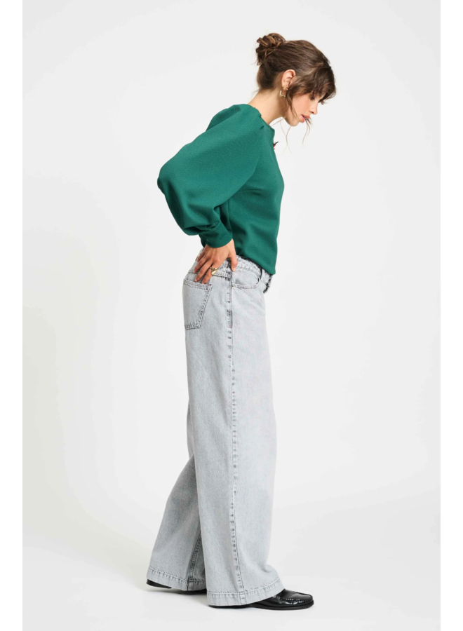 Pom Amsterdam JEANS Baggy Wide Leg Grey