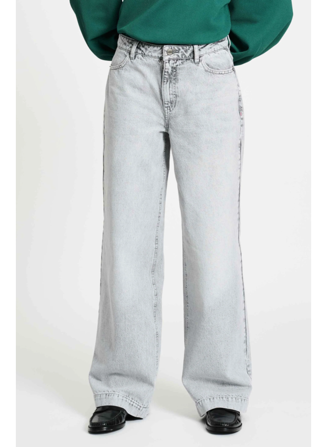 Pom Amsterdam JEANS Baggy Wide Leg Grey