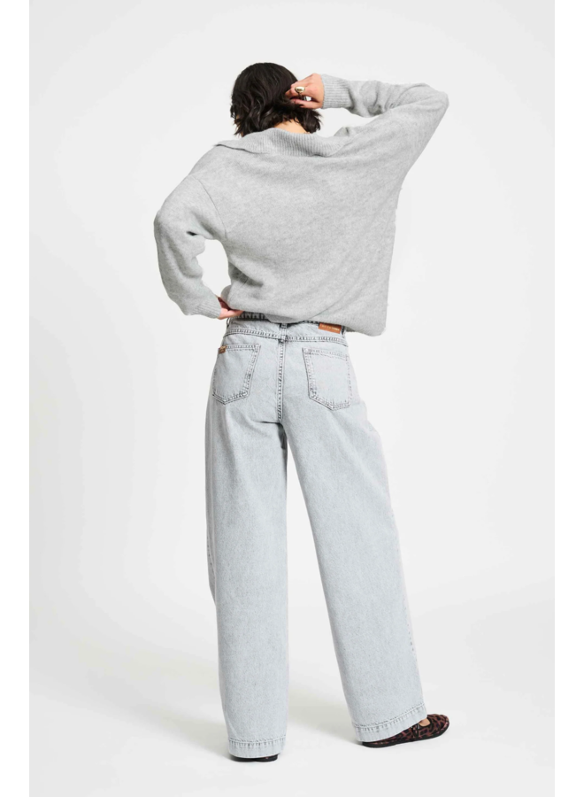 Pom Amsterdam CARDIGAN Grey Melange