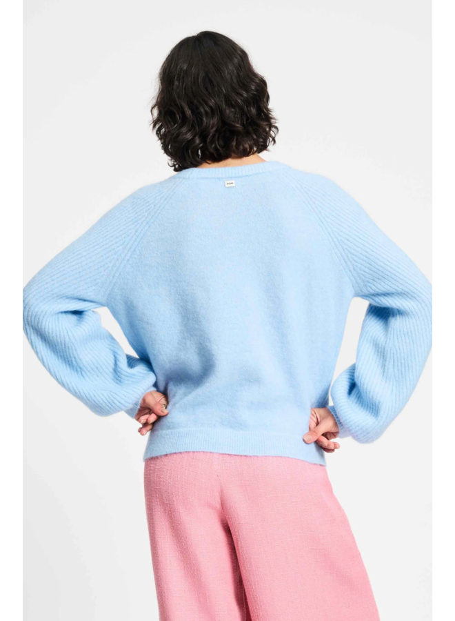 Pom Amsterdam PULLOVER Sky Blue