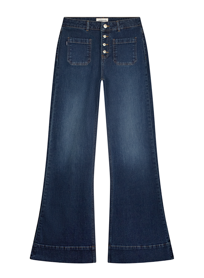 Vic Bootcut Jeans Medium Dirty Wash Fabienne Chapot