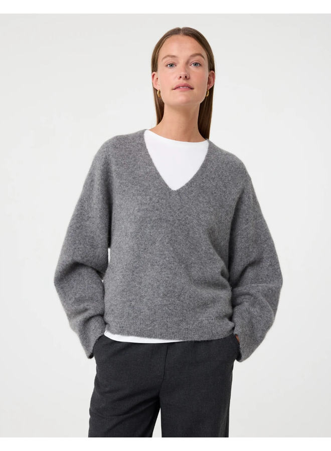 Knit-Ted Lucia Pullover Mid Grey