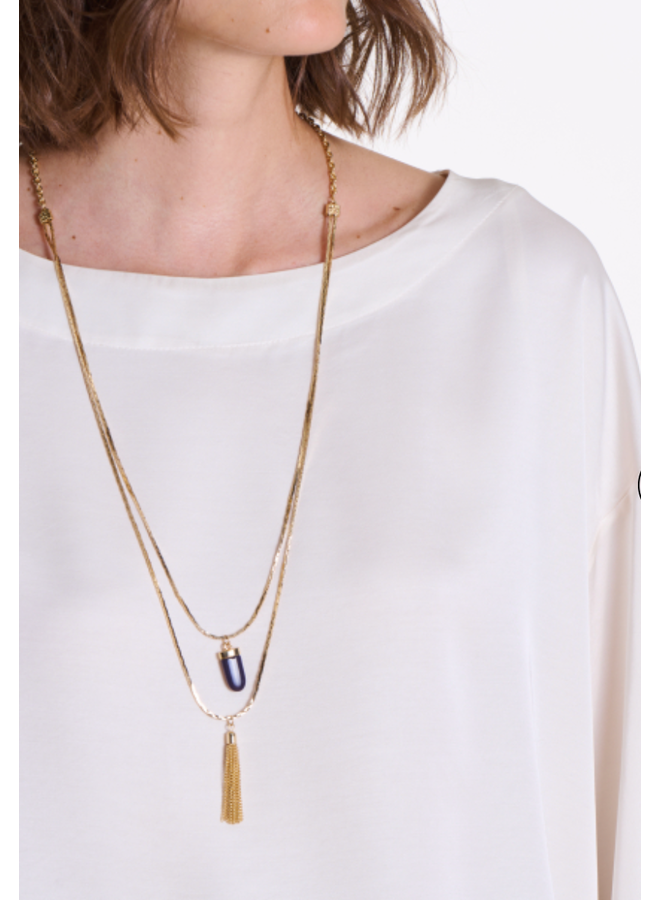 ELTON Top Off White La Fee Maraboutee