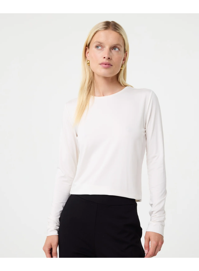 Zoe Top White Knit-ted