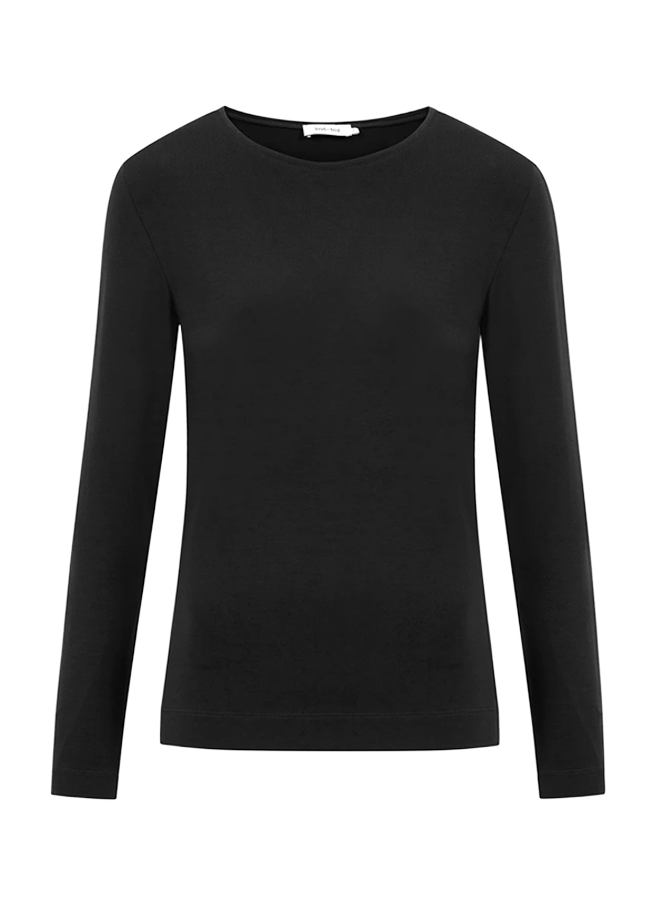 Zoe Top Black Knit-ted