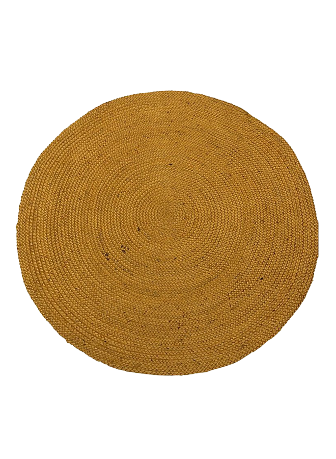 Jute vloerkleed oker  120 cm
