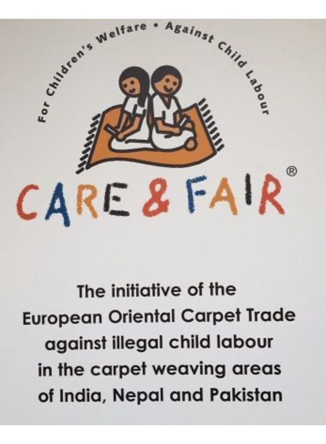 Vloerkleed gevlochten jute peach roze ø120cm