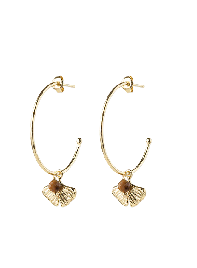 Solidarity Tiger Eye Earrings GP A Beautiful Story
