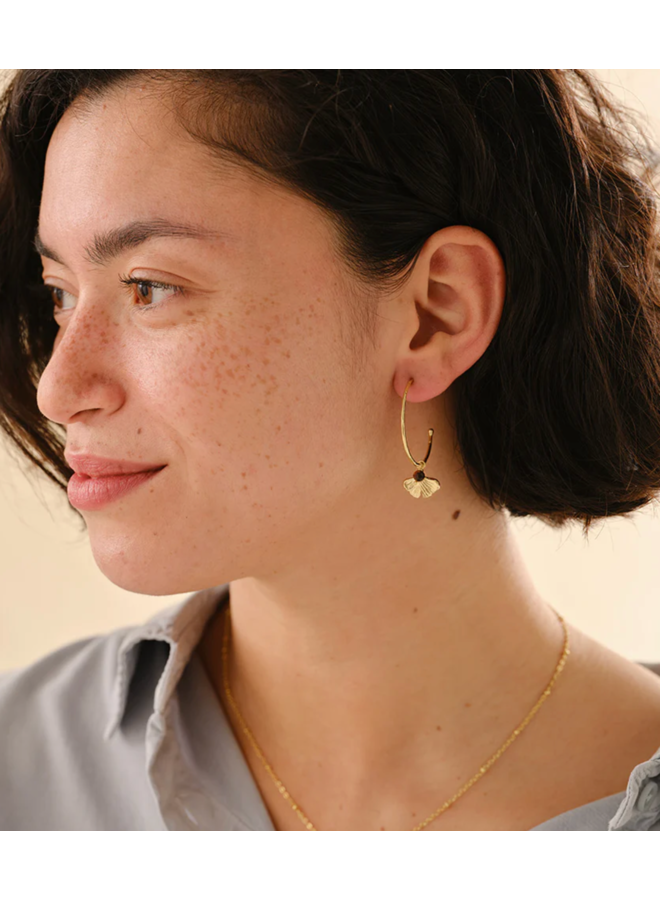 Solidarity Tiger Eye Earrings GP A Beautiful Story