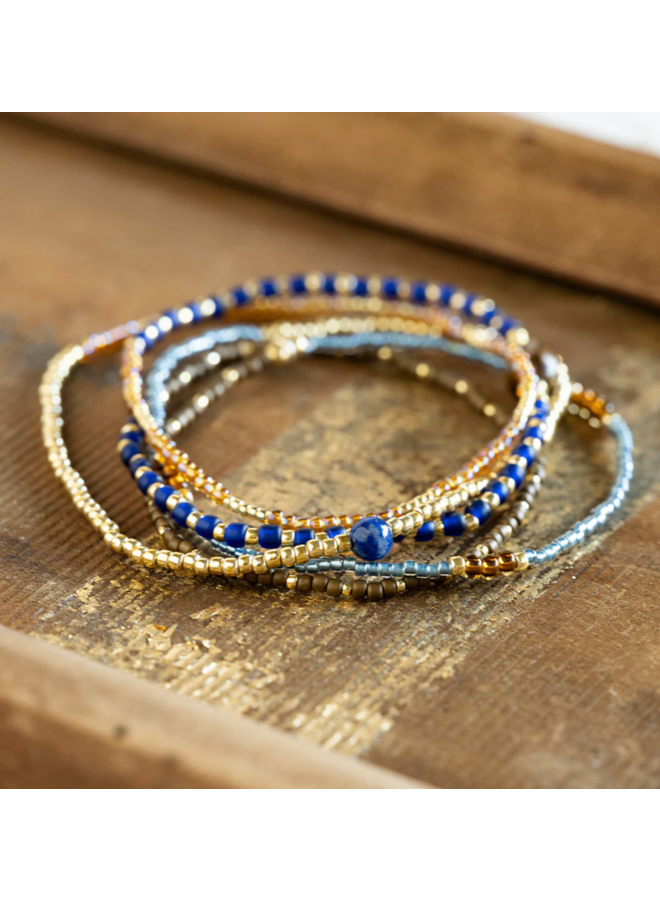 Experience Lapis Lazuli Tiger Eye Bracelet GC A Beautiful Story