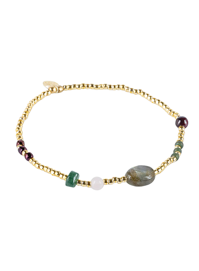 Amuse Labradorite Gemstone Mix Bracelet GC A Beautiful Story