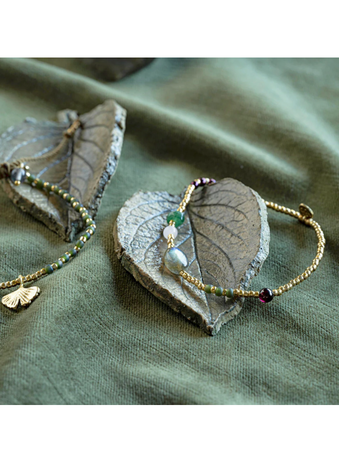 Amuse Labradorite Gemstone Mix Bracelet GC A Beautiful Story