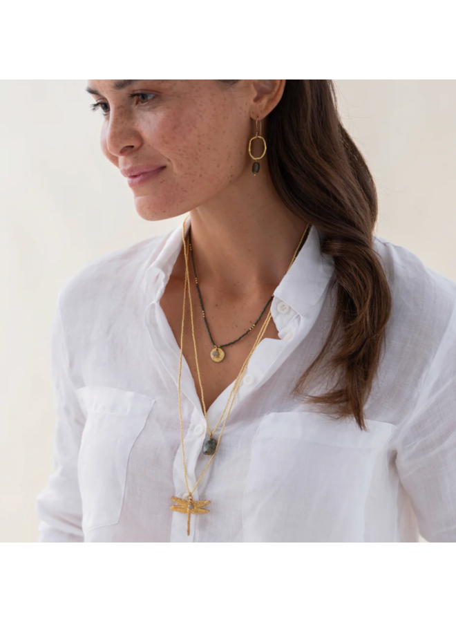 Calm Labradorite Necklace GC A Beautiful Story